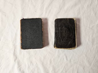 2 Very Old And Very Small Bibles / Prayer Books  1865 And 1916
