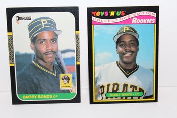 2 Barry Bonds Rookie Cards - 1987 Donruss - 1987 Toys R Us
