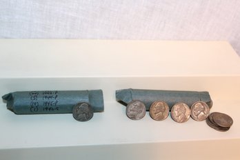 2 Rolls War Nickels (1942-1945)
