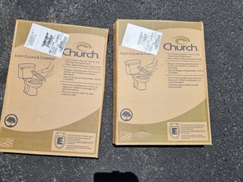 2 NIB Church Toilet Seats - Specs Are In The Pictures