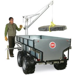 A DR Power  Versa Trailer - ProXL-2000 - 2,500 Lb Winch - Towable