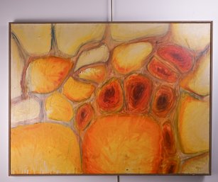 Mid-Century Abstract Painting By Raymond Ferry