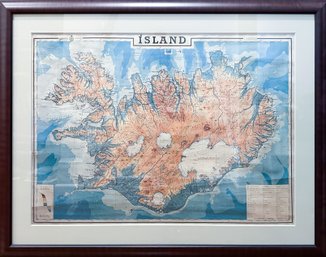 Antique Map Of Iceland