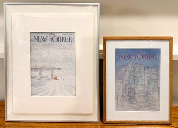 Pair Of 'The New Yorker' Magazine Covers Prints February 6, 1984 And February 7, 1977