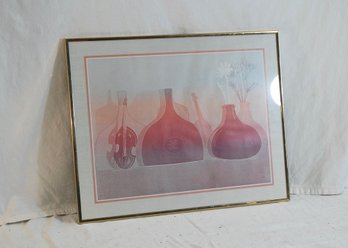 Viloin And Flower Vase Print