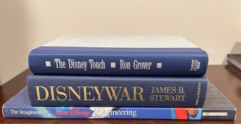 (3) Disney Books: The Disney Touch, Disney Wars And Walt Disney Imagineering