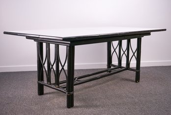 Ficks Reed Dining Table With Two Leaves