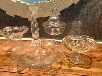 Beautiful Glass Serving Bowls And Vases