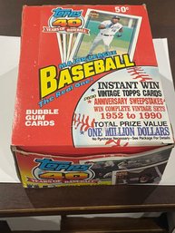 1991 Topps 40 Years Of Baseball Wax Box