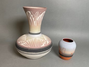 Two Signed Pottery Pieces