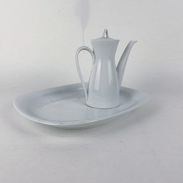 Rosenthal Porcelain Coffee Pot And Platter