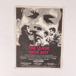 Vintage Clash Wheatpaste Poster