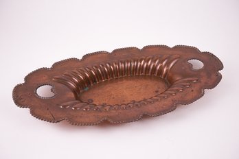 Joseph Sankey & Sons Art Nouveau Copper Tray