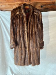 Cherry & Co. Inc. New Bedford Mass. Fur Coat, 18x37in