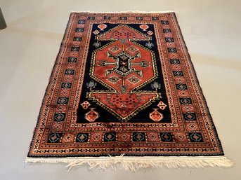 Red / Black Hand-knotted Rug 48' X 75'