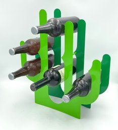 Amazing Discontinued Cactus 8-bottle Stainless Steel Wine Rack By J-me Made In England