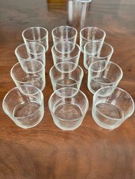 12 Glass Ramekins Or Candle Holders