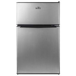 A Willz Stainless Steel Mini Bar Refrigerator