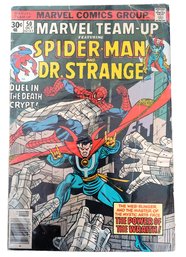 1976 Marvel Team Up #50 Spider Man And Dr Strange Bronze Age