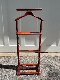 Vintage Wooden Valet Stand Clothes Butler