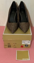 Michael Kors Dorothy Flex Pump Glitter Shoes 8M, Brand New
