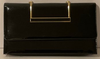 Vintage Ande Black Patent Leather Clutch, Handbag