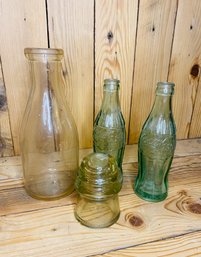 Original Coca Cola Bottles, Insulator And More