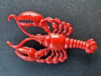 Mid Century Modern Cool Lobster Brooch