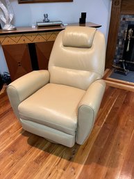 Barcolounger Leather Recliner & Swivel Chair
