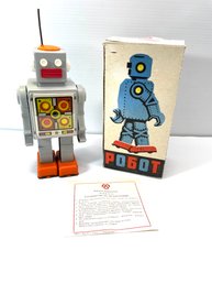 Circa 1950's - 60's, Vintage Russia Robot Toy W/Original Box &.Instruction Sheet