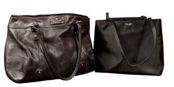 Two Black Kate Spade Bags