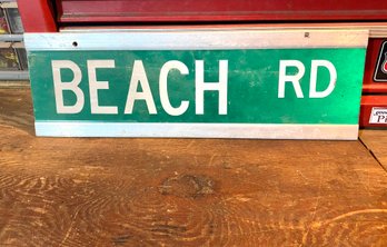BEACH ROAD- Official Street Sign