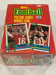 1990 Topps Football Factory Sealed Wax Box.   36 Sealed Packs.