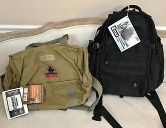 UTG Situational Backpack And BLACKHAWK Duffel Bag