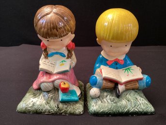 Pair Adorable Joan Walsh Anglund Book Ends