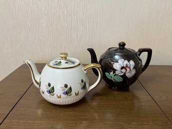 2 Vintage Porcelain Tea Pots