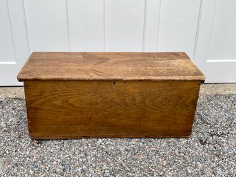 Antique Wooden Blanket Chest