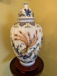 Oriental Lidded Ginger Jar