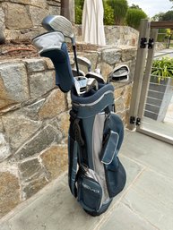 (10) Zevo Golf Clubs With Zevo Bag