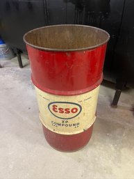 Vintage Industril Chic Esso Drum