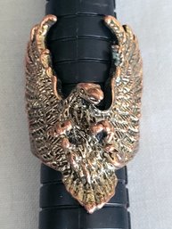 Super Cool Vintage Copper Dimensional Eagle Statement Ring