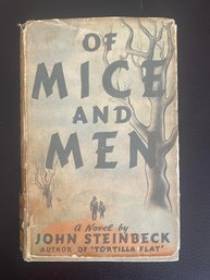 'Of Mice And Men' First Edition 1937 John Steinbeck Published By Covici Friede Publishers, New York, 1937