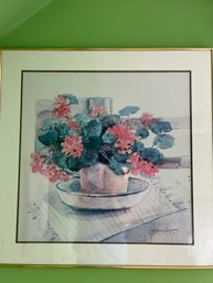 Geranium Watercolor