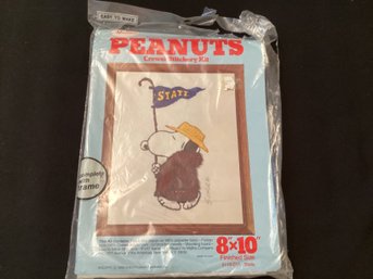 Peanuts Snoopy Crewel Stitchery Kit Complete