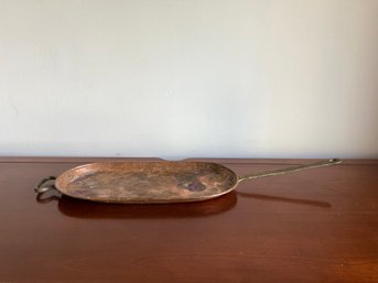 Long Hammered Copper Tray