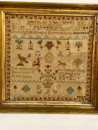 Antique Sampler 'This Work In Hand My Friends May Have When I Am Dead And In My Grave'