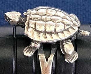 Another Fabulous Sterling Silver  Articulated Turtle Ring