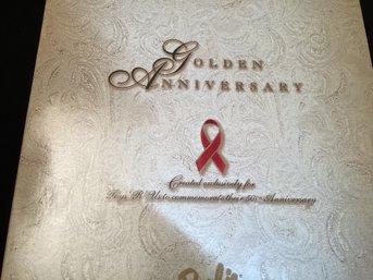 $100 1998 Golden Anniversary Toys R Us Limited Edition Numbered COA Barbie Collector Edition Doll NRFB 12045