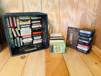 Crate Of 8 Tracks With  Displays