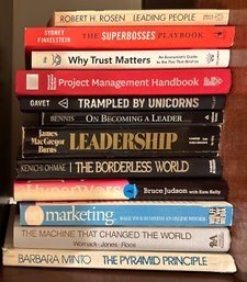 (12) Business Books On Leadership , Business, Marketing And Management